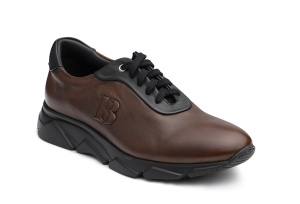 SNEAKER "B 13" NOIR MARRON