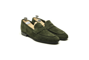 Mocassin "F12" Daim vert