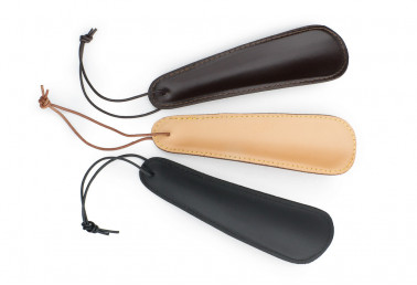 Leather-covered Shoehorn -...