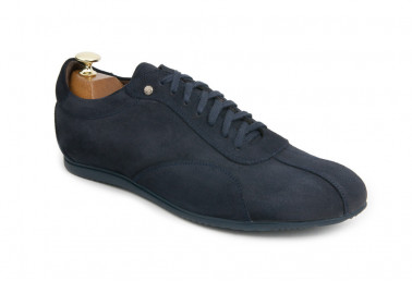 Sneaker "B1" Daim Bleu Marine