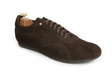 Sneaker "B1" Dark Brown Suede
