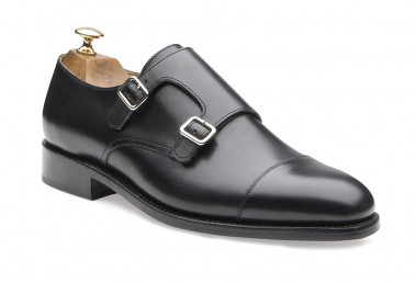 Double Buckle "6893" Black