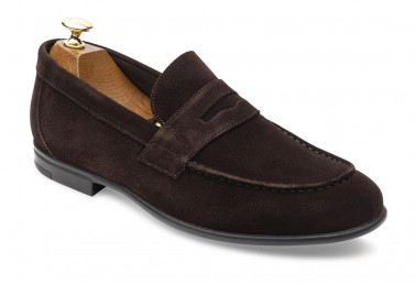 Loafer "410" Dark Brown Suede