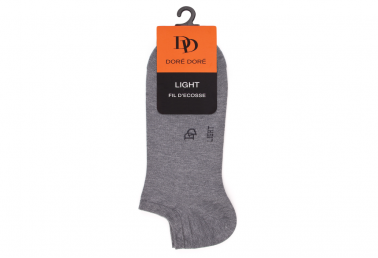 Short socks in cotton lisle...